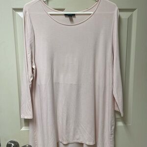 Alfani Light Pink Tunic Top